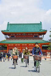 Tour storico in bicicletta di Kyoto con il Padiglione d’Oro